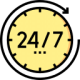 24/7 Availability